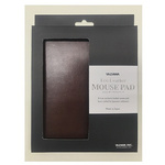 エコレザーマウスパッド　ダークブラウン　【お取り寄せ品】１２営業日以内届