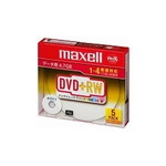 データ用ＤＶＤ＋ＲＷ　１－４倍速　４．７ＧＢ　１枚ずつ薄型ケース入り５枚パック　プリンタブル　■２営業日内届