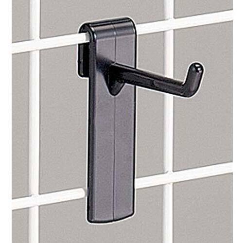 メッシュ用樹脂フック　黒　長さ４０ｍｍ　１００本入