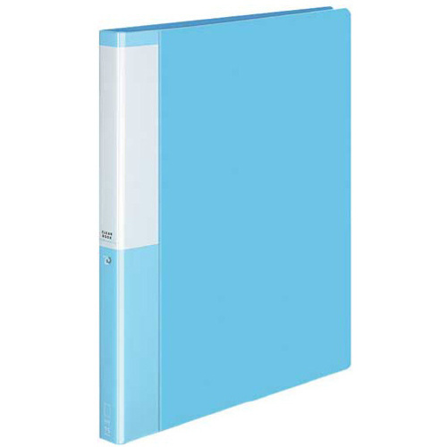 クリヤーＢポジティ替紙式薄青Ａ４縦背幅２７ｍｍ