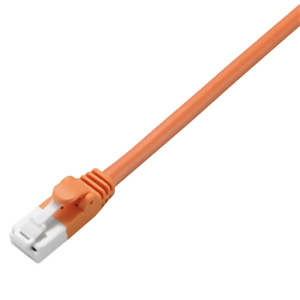 ＥＵ　ＲｏＨＳ指令準拠　ツメ折れ防止ＬＡＮケーブル（Ｃａｔ６）／７．０ｍ／簡易パッケージ仕様／オレンジ　■２営業日内届