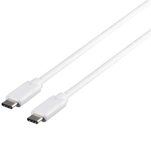 ＵＳＢ３．１　Ｇｅｎ１ケーブル（Ｃ　ｔｏ　Ｃ）　２．０ｍ　ホワイト　■２営業日内届