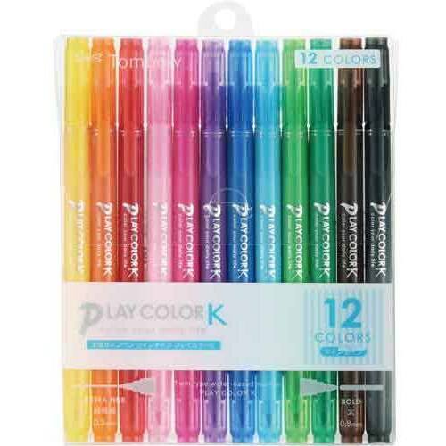 水性サインペンプレイカラーＫ　１２色セット