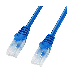 ツメ折れ防止ＣＡＴ５ｅＬＡＮケーブル（１０ｍ・ブルー）　ＬＡ－Ｙ５ＴＳ－１０ＢＬ　■お取り寄せ品