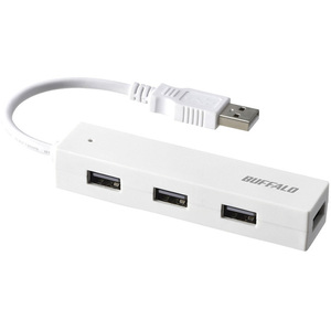 ＵＳＢ２．０　バスパワー　４ポート　ハブ　ホワイト　ＢＳＨ４Ｕ０５０Ｕ２ＷＨ　■２営業日内届
