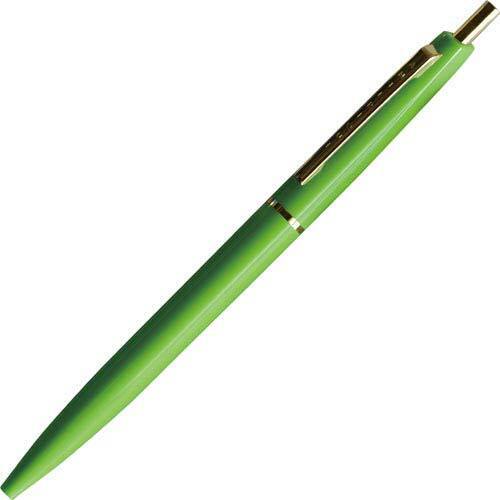 油性ボールペン　ライムグリーン軸　０．５ｍｍ