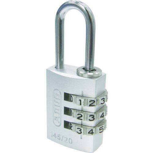 ＡＢＵＳ　ナンバー可変式南京錠　１４５－２０　シル