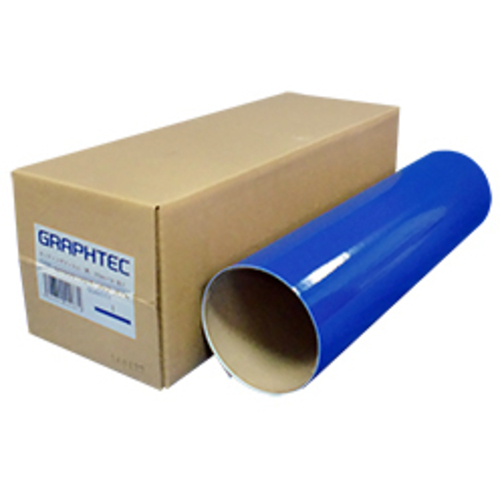 塩ビカッティングフィルム　青　３８０ｍｍ&times;１０ｍ　ＣＲ０９０１６ＢＬ－３８０－Ｒ１Ｂ　■お取り寄せ品