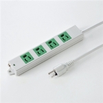 工事物件タップ　緑（３Ｐ・４個口）　ＴＡＰ－Ｋ４－３Ｇ　■お取り寄せ品