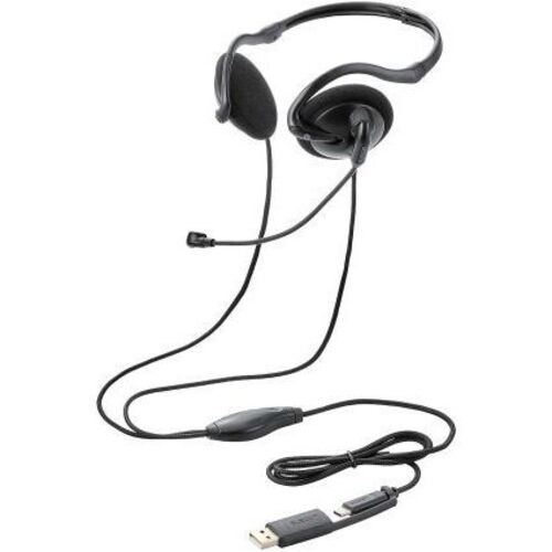 モバイルヘッドセット／両耳ネックバンド／約１．２ｍ／Ｔｙｐｅ－Ｃ　ＨＳ－ＮＢ１１ＳＣＢＫ　■お取り寄せ品