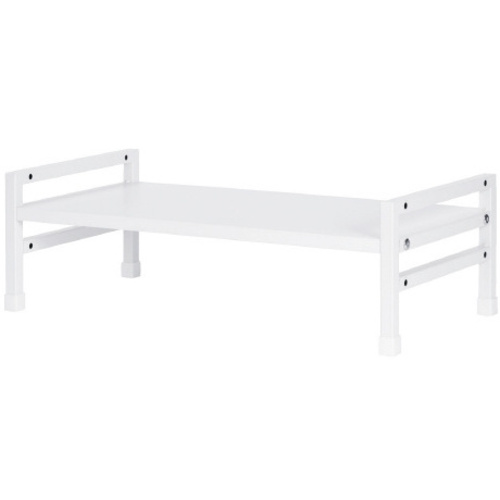 机上台　高さ調節付き　ホワイト