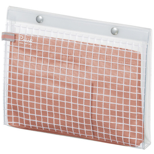 ツールペンケースピープＡ　ピンクテラコッタ