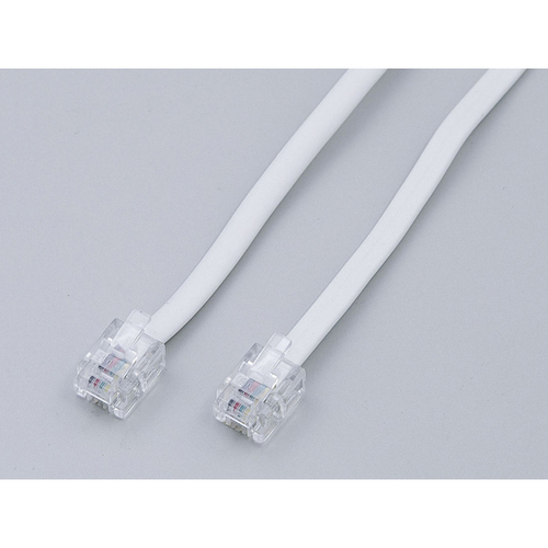テレホンコード　６極２／４芯　１ｍ　ＴＥＷ－Ｔ０１０　■お取り寄せ品
