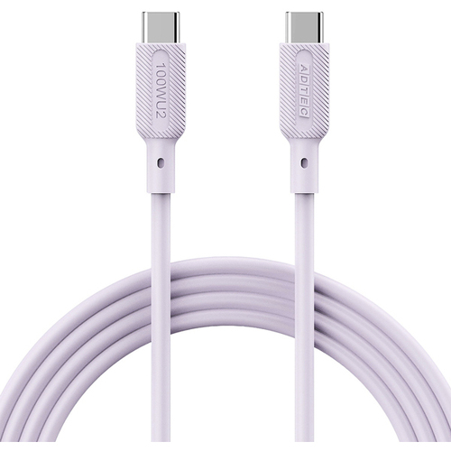 ＵＳＢ２．０　Ｃ－Ｃケーブル　１００Ｗ／４８０Ｍｂ／１ｍ　パープル　ＡＰＣ－Ｖ１０１０ＳＣＣ－Ｕ２－ＰＵ　■お取り寄せ品