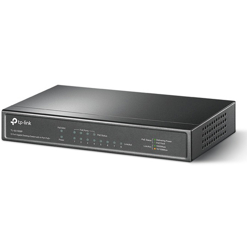 ギガビットポート&times;８　アンマネージスイッチ（ＰｏＥ＋ポート&times;４）　ＴＬ－ＳＧ１００８Ｐ（ＵＮ）　■お取り寄せ品