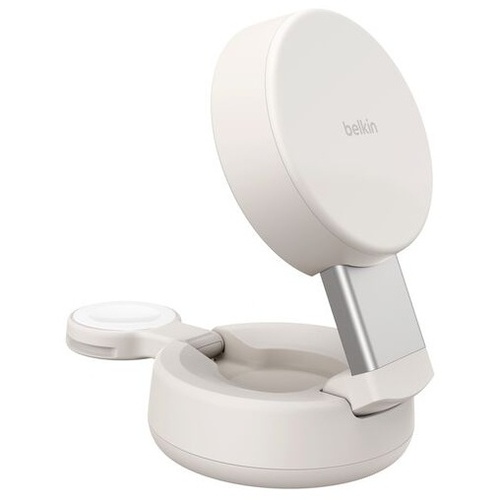 ＵｌｔｒａＣｈａｒｇｅ　Ｐｒｏ　Ｑｉ２　２５Ｗ　２－ｉｎ－１　コンバーチブルマグネット充電器　サンド　■お取り寄せ品