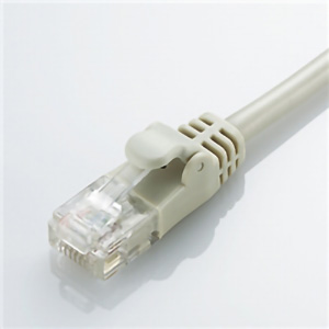 ＣＡＴ５ｅ準拠　やわらかＬＡＮケーブル　２ｍ（ライトグレー）　■お取り寄せ品
