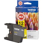 純正インクカートリッジ　ＬＣ１２Ｙ　イエロー&times;２個