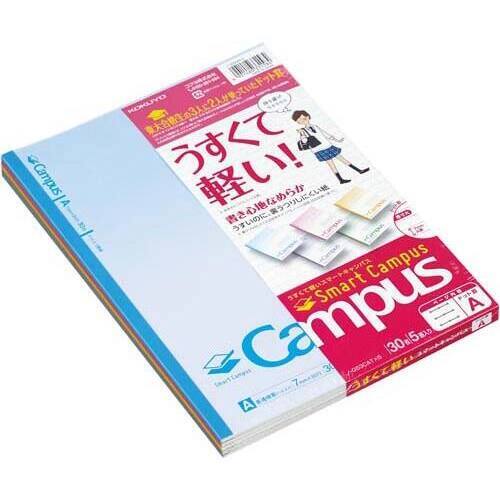 スマートキャンパス　Ａ罫　３０枚　５色パック&times;６