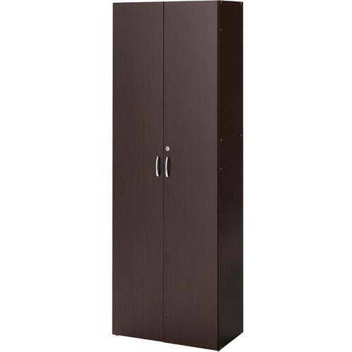 ◇シンプル木製収納Ｄ３５０　５段両開き　ＤＢ　【組立サービス付】