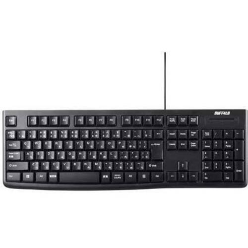 有線スタンダードキーボード　メンブレン　黒