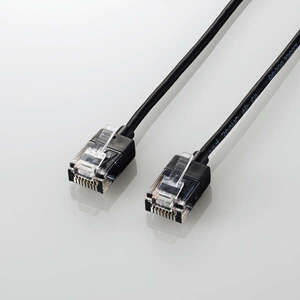 ＬＡＮケーブル／ＣＡＴ６Ａ／スーパースリム／１．０ｍ／ブラック　ＬＤ－ＧＰＡＳＳ／ＢＫ１　■お取り寄せ品