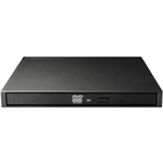 ポータブルＤＶＤドライブ／ＵＳＢ３．２（Ｇｅｎ１）／Ｍ－ＤＩＳＣ対応／オールインワンソフト付／ブラック　■お取り寄せ品