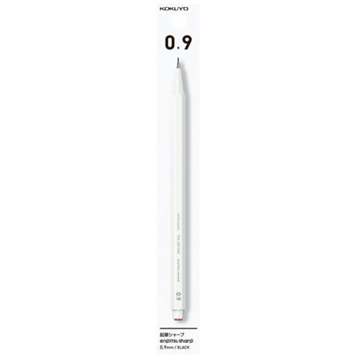 鉛筆シャープ　０．９ｍｍ　軸色：白