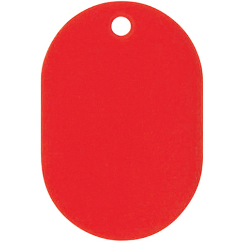 番号札　大（４１&times;６０ｍｍ）　番号無し　レッド　　ＮＯ，１６Ｃ－Ｒ
