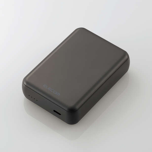 モバイルバッテリー／１５Ｗ／１００００ｍＡｈ／ダークグレー　ＤＥ－Ｃ４９－１００００ＤＧＹ　■お取り寄せ品