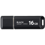 ＵＳＢメモリ　キャップ式　１６ＧＢ　ブラック×３