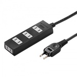 火災予防タップ・１ｍ・ブラック　ＴＡＰ－ＴＳＨ４１ＢＫＮ２　■お取り寄せ品