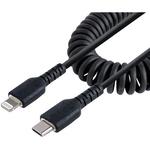 高耐久Ｌｉｇｈｔｎｉｎｇ－ＵＳＢ－Ｃケーブル１ｍコイル型　ＲＵＳＢ２ＣＬＴ１ＭＢＣ　■お取り寄せ品