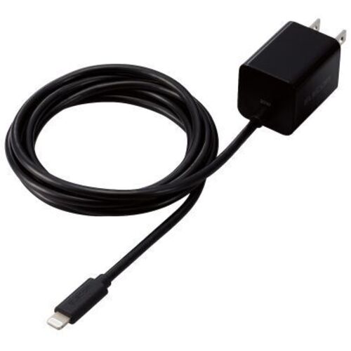 ＬｉｇｈｔｎｉｎｇＡＣ充電器／ケーブル一体型／１．５ｍ／ブラック　ＭＰＡ－ＡＣＬＰ０５ＢＫ　■お取り寄せ品