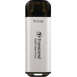 スティックＳＳＤ　ＥＳＤ３００　ＵＳＢ　Ｔｙｐｅ－Ｃ　１０Ｇｂｐｓ　５１２ＧＢ　シルバー　■お取り寄せ品