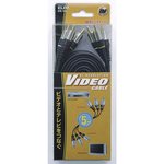 ビデオケーブル　ピンプラグ×３－ピンプラグ×３　５ｍ　ＣＯ－１５５　■お取り寄せ品