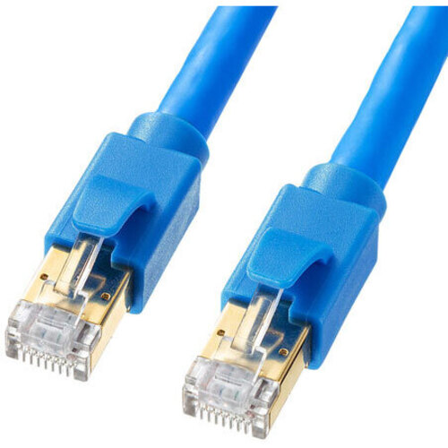 カテゴリ８ＬＡＮケーブル（ブルー・５ｍ）　ＫＢ－Ｔ８－０５ＢＬ　■お取り寄せ品