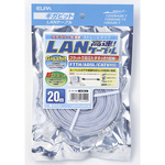 フラットＬＡＮケーブル　ＣＡＴ６　２０ｍ　ホワイト　ＬＡＮ－ＦＴ１２００（Ｗ）　■お取り寄せ品