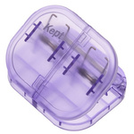 Ｋｅｐｔ　はんぶんこクリップ　パープル&times;１０