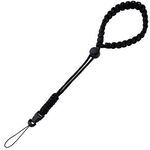 チェキアクセサリ／ハンドストラップ／汎用／編み系／ブラック　ＩＣ－ＳＴＨＫＮＢＫ　■お取り寄せ品