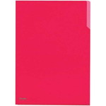 クリヤーホルダー１０　ＰＰ　Ａ４　赤×５冊