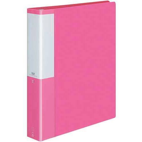 クリヤーＢポジティ替紙式桃Ａ４縦背幅５３ｍｍ４冊