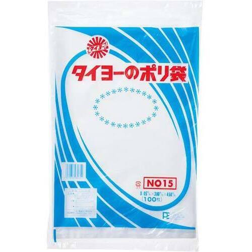 規格袋　０．０５ｍｍ厚　１５号　１００枚&times;５
