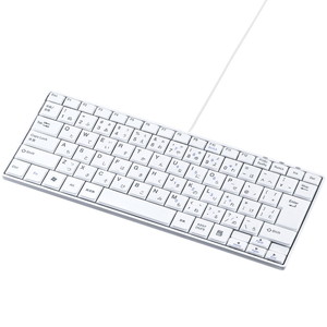 ＵＳＢスリムキーボード（ホワイト）　ＳＫＢ－ＳＬ１８ＷＮ　■お取り寄せ品
