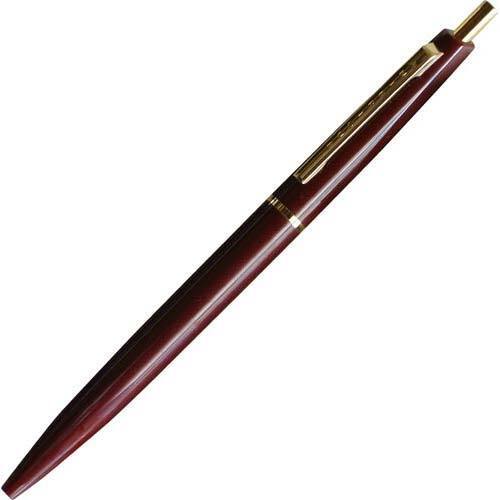 油性ボールペン　マルーン軸　０．５ｍｍ
