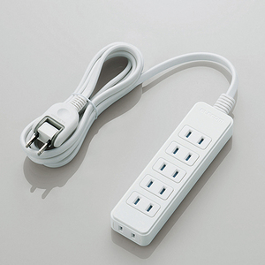 シャッタータップ／６個口／２ｍ／ホワイト　Ｔ－ＳＴ０２Ｎ－２６２０ＷＨ　■お取り寄せ品