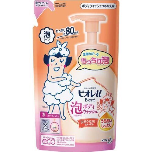 ビオレＵ泡ボディウォッシュうるおい詰替４８０ｍｌ