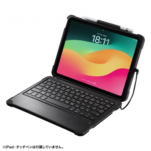 ｉＰａｄ　第１０世代専用ケース付きキーボード　タイプＣケーブル接続　ＳＫＢ－ＩＰ６ＢＫ　■お取り寄せ品