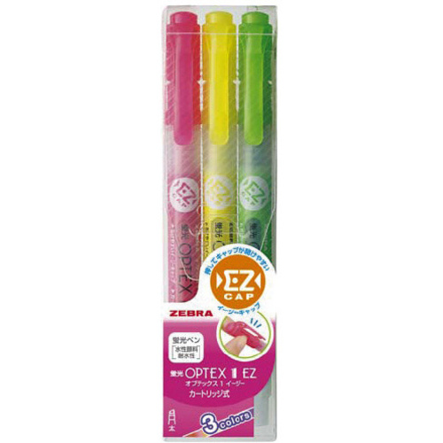 蛍光オプテックス１ＥＺ　３色セットＸ３