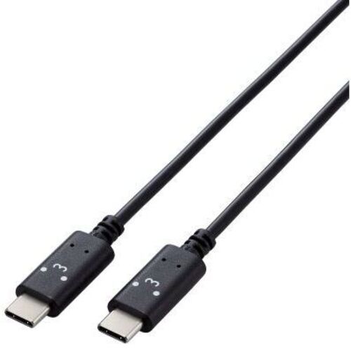 ＵＳＢ　Ｔｙｐｅ－Ｃケーブル／顔つき／１．０ｍ／くろちゃん　ＭＰＡ－ＣＣＦ１０ＢＦ　■お取り寄せ品